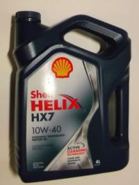 Полусинтетическое моторное масло Shell Helix HX7 10w-40 SN Plus A3/B3 4 литра - купить в Тамбове